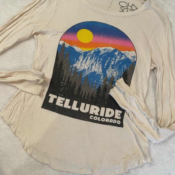 Chaser telluride “thermal” long sleeve top like new size S - Picture 3 of 6